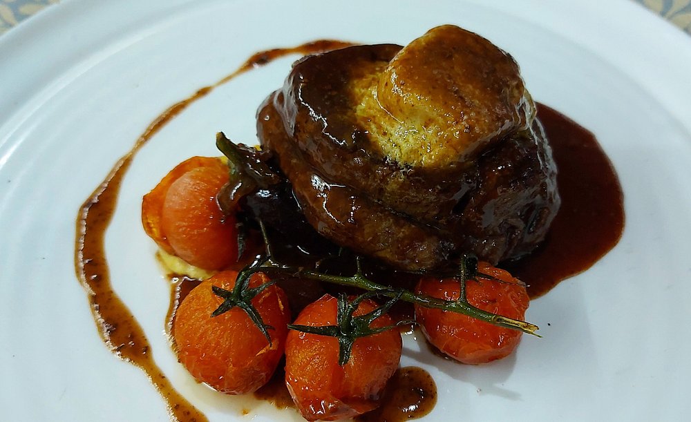 Solomillo con foie