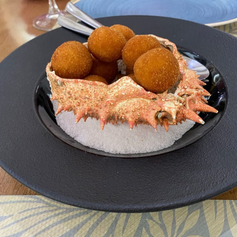 Croquetas en centollo